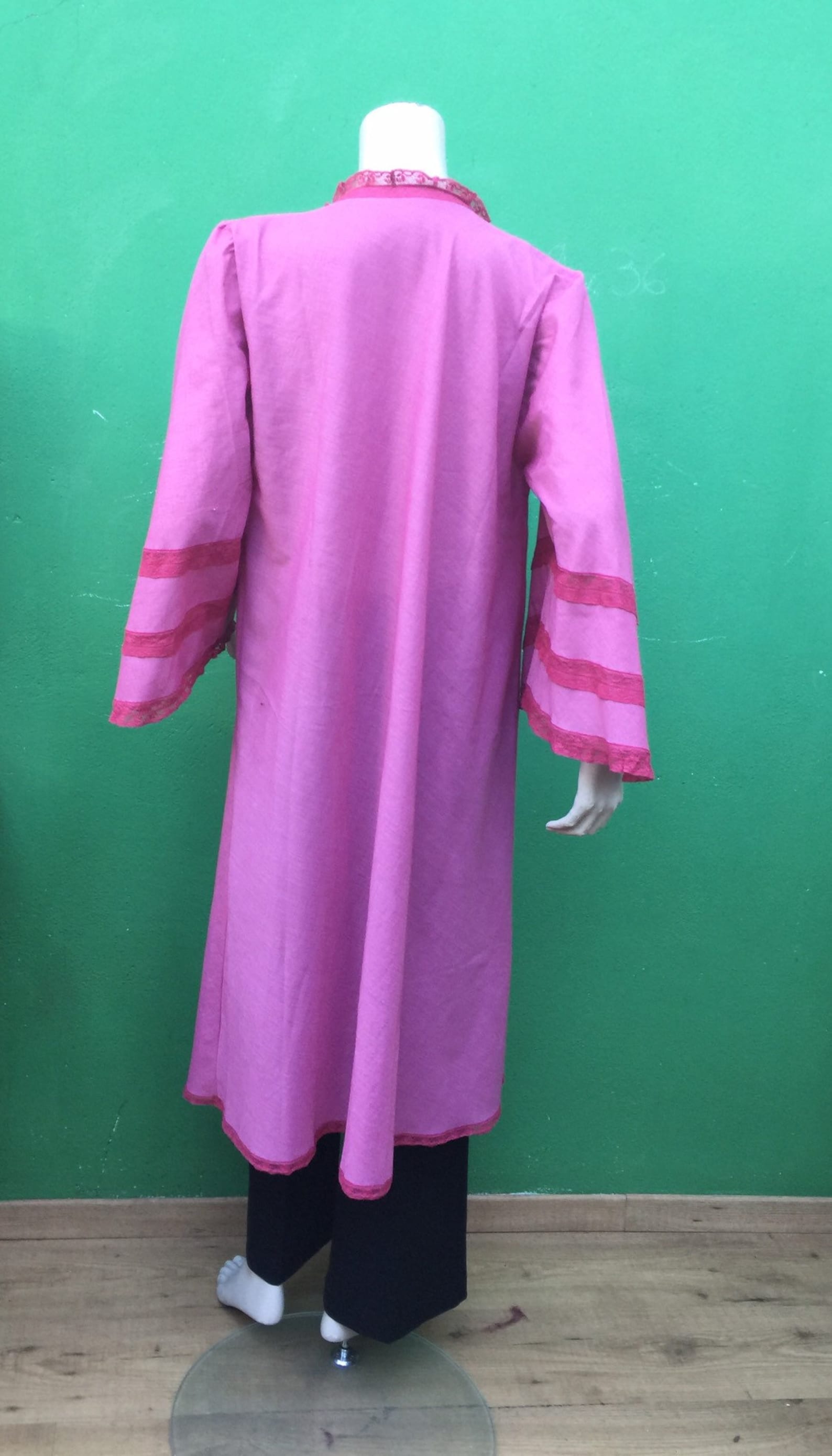 COTTON DRESSING GOWN Handmade Boho Dressing Gown Cotton Etsy