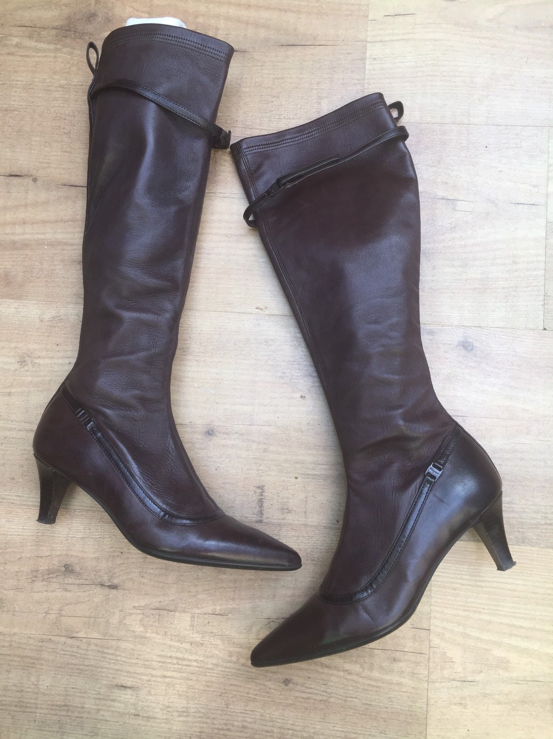 SALVATORE FERRAGAMO Leather BOOTS | Brown Leather Boots SALVATORE FERRAGAMO Leather BOOTS | Brown Leather Boots