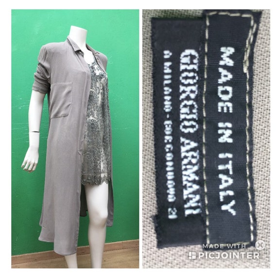 LONG BLAZER Dress ARMANI "90s Kimono blazer" Fashi