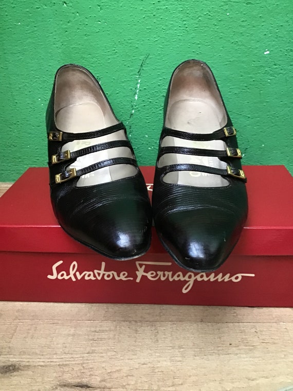 Ferragamo Vintage Shoes Salvatore Ferragamo Lizard Shoes Rare Vintage Shoes  