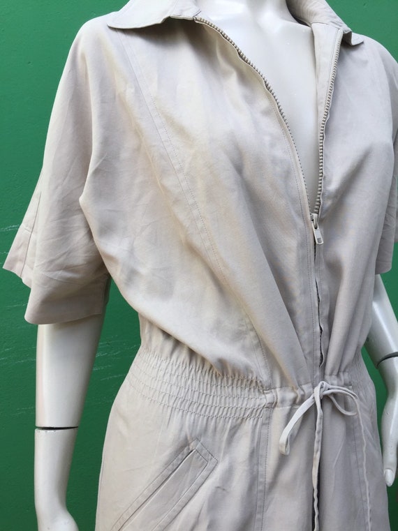 SAFARI COTTON DRESS Marina Rinaldi Vintage Safari