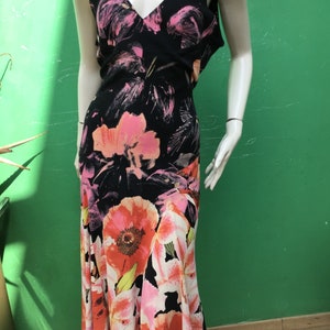 A/1 ROBERTO CAVALLI| Silk floral dress | Roberto Cavalli vintage dress| Luxury vintage girl | Fashion vintage dress | Roberto Cavalli dress