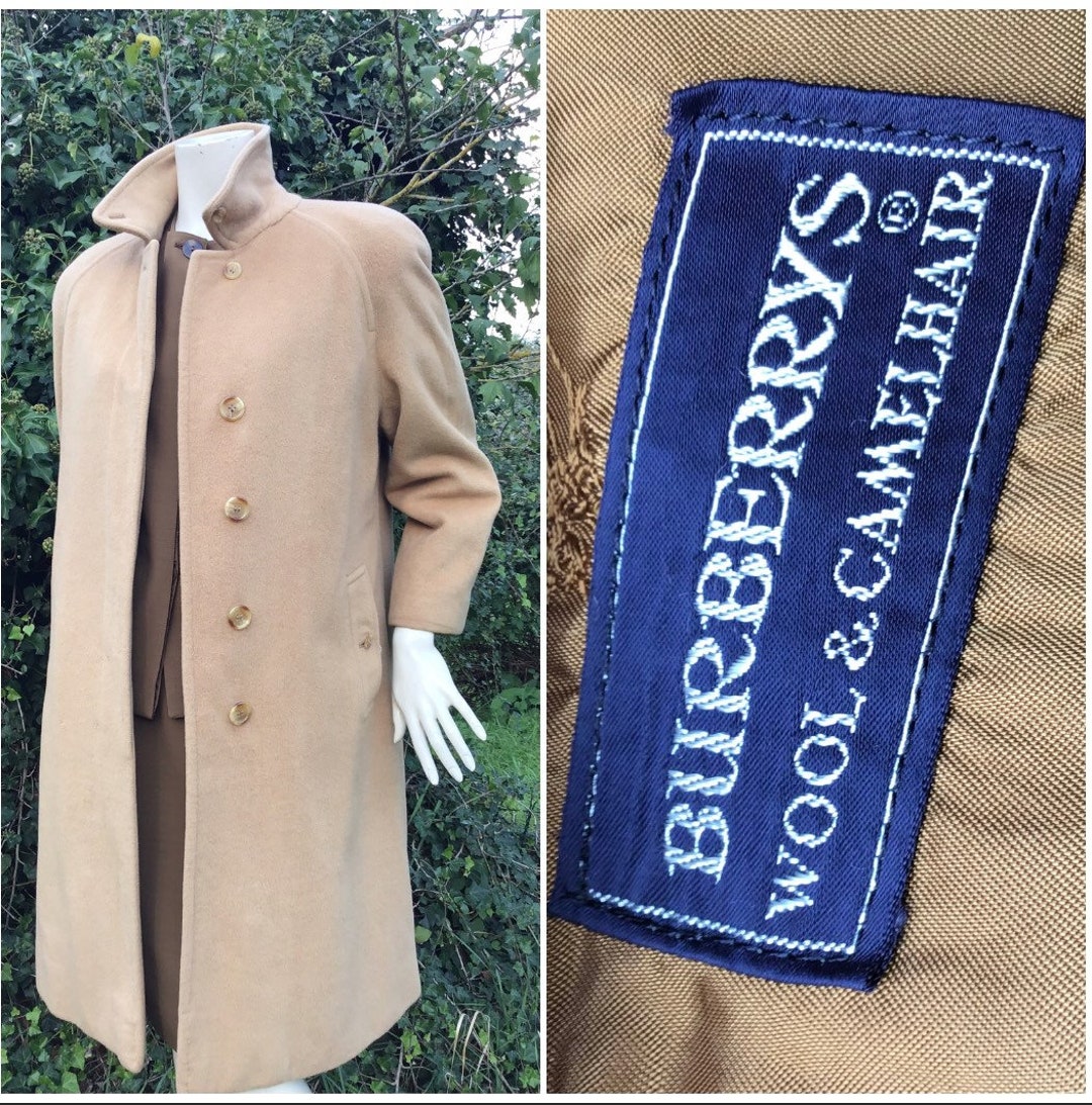 A/1 BURBERRY CAMEL Coat Vintage Coat Vintage -