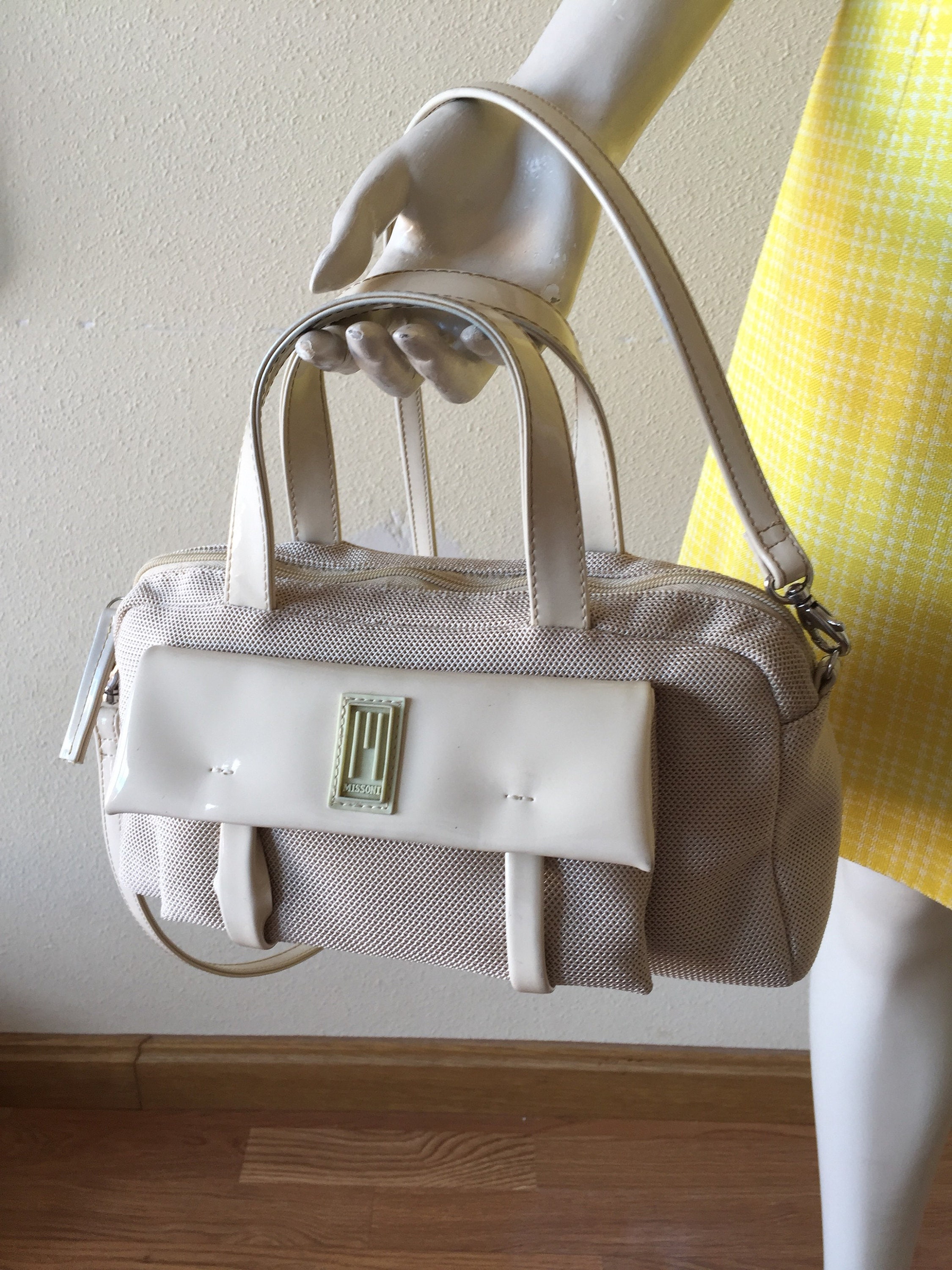 MISSONI VINTAGE BAG| 90s Missoni Nylon Shoulderbag |vintage