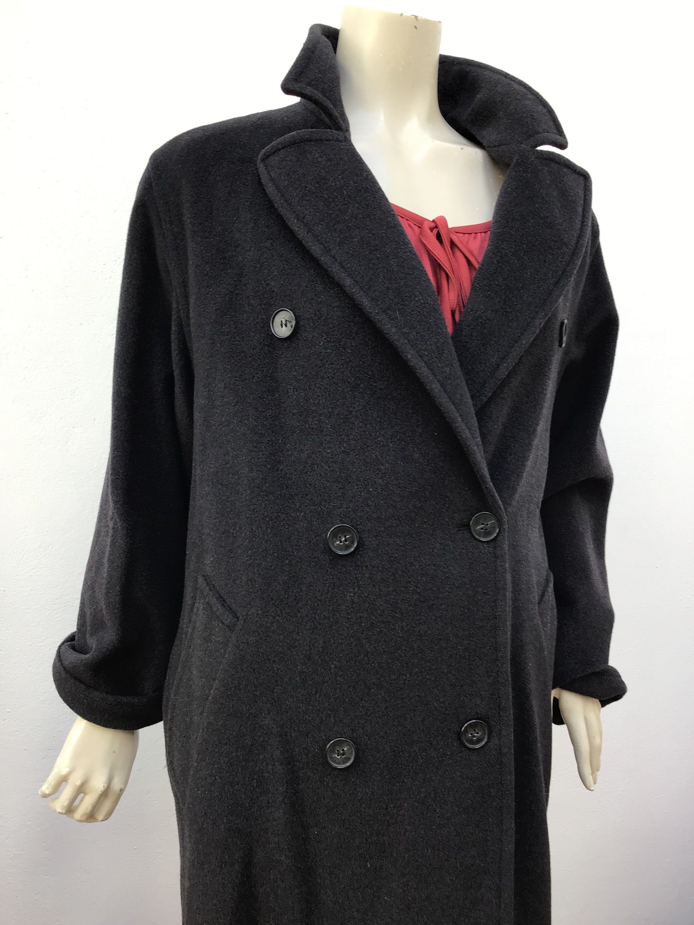 MAX MARA Coat| Vintage New Wool COAT | Max Mara Coat |grey MAX MARA Coat| Vintage New Wool COAT | Max Mara Coat |grey