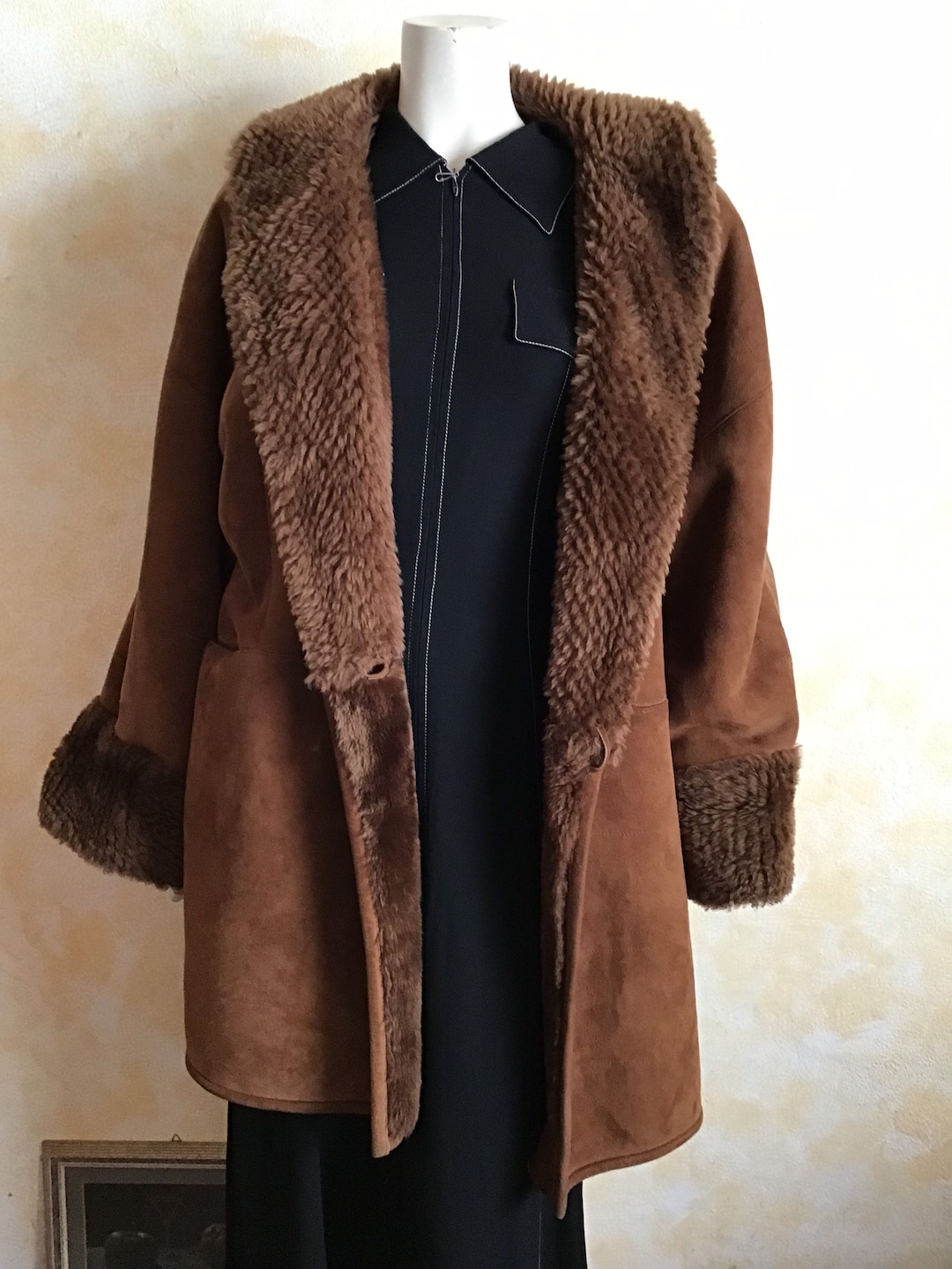 レザージャケット・コート FENDI BROWN SUEDE OVERCOAT ブラウン（茶色）系 FENDI(フェンディ) レザージャケット(メンズ