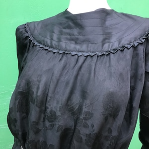 LAURA BIAGGIOTTI VINTAGE|  Organza Silk Dress| Short sleeve dress | Fashion Vintage Dress | Charcoal Silk Dress | Laura Biagiotti vintage