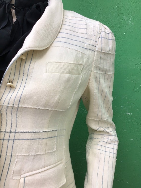 Ralph Lauren LINEN PATCHWORK JACKET|Ralph Lauren … - image 1