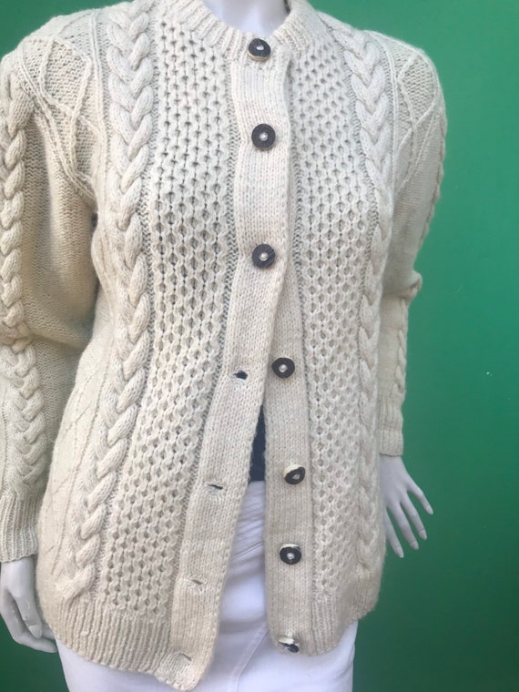 WOOL TYROLEAN CARDIGAN Handmade sweater | Handmade