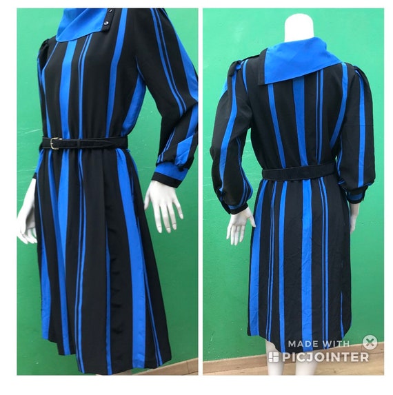 LONG SLEEVED STRIPED Dress Fashion Striped Dress B
