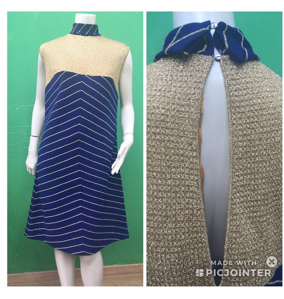 GLITTER VINTAGE DRESS Vintage Dress Ceremony Wool