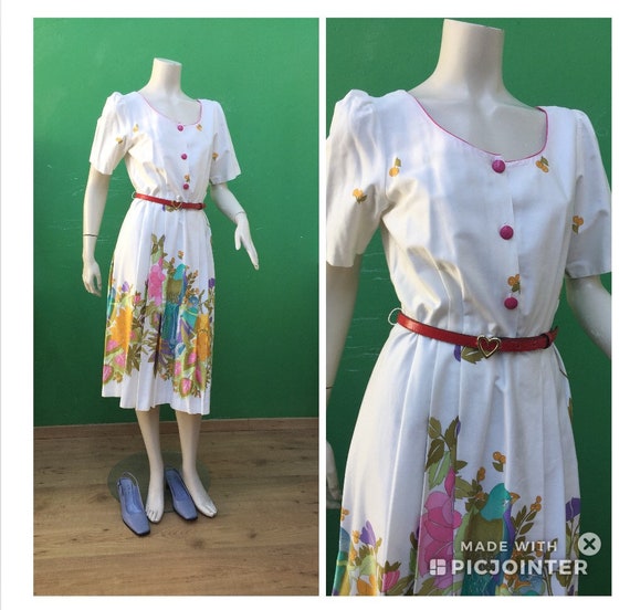 WHITE COTTON dress Yves Daincourt Cotton Fashion d
