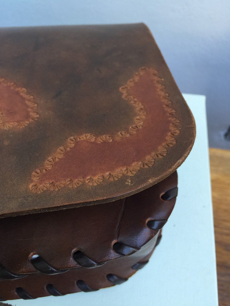 Handmade leather bag Handmade leather shoulder strap Hippy Leather Bag BOHEMIAN VINTAGE SHOULDERBAG Leather shoulder bag