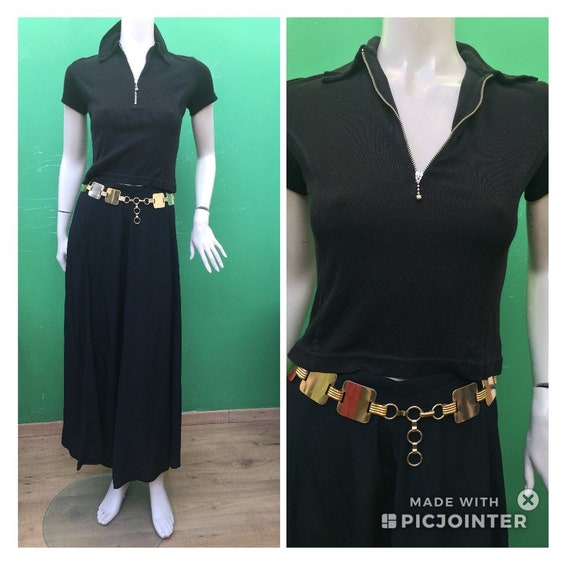 VALENTINO COTTON SHIRT Vintage T-shirt Black cotto