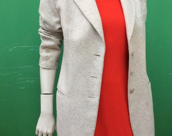 Genny Cashmere Jacket| GENNY CASHMERE JACKET |Vintage jacket by Versace 90s|Vintage cashmere jacket | Angora Wool Vintage Jacket
