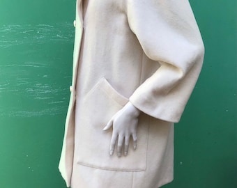 a/1 ZWEIREIHIGER WOLLmantel | Maßgeschneiderter Mantel aus Naturwolle | Mode Vintage Mantel | Maßgeschneiderter Vintage-Mantel| Schneidermantel aus Wolle