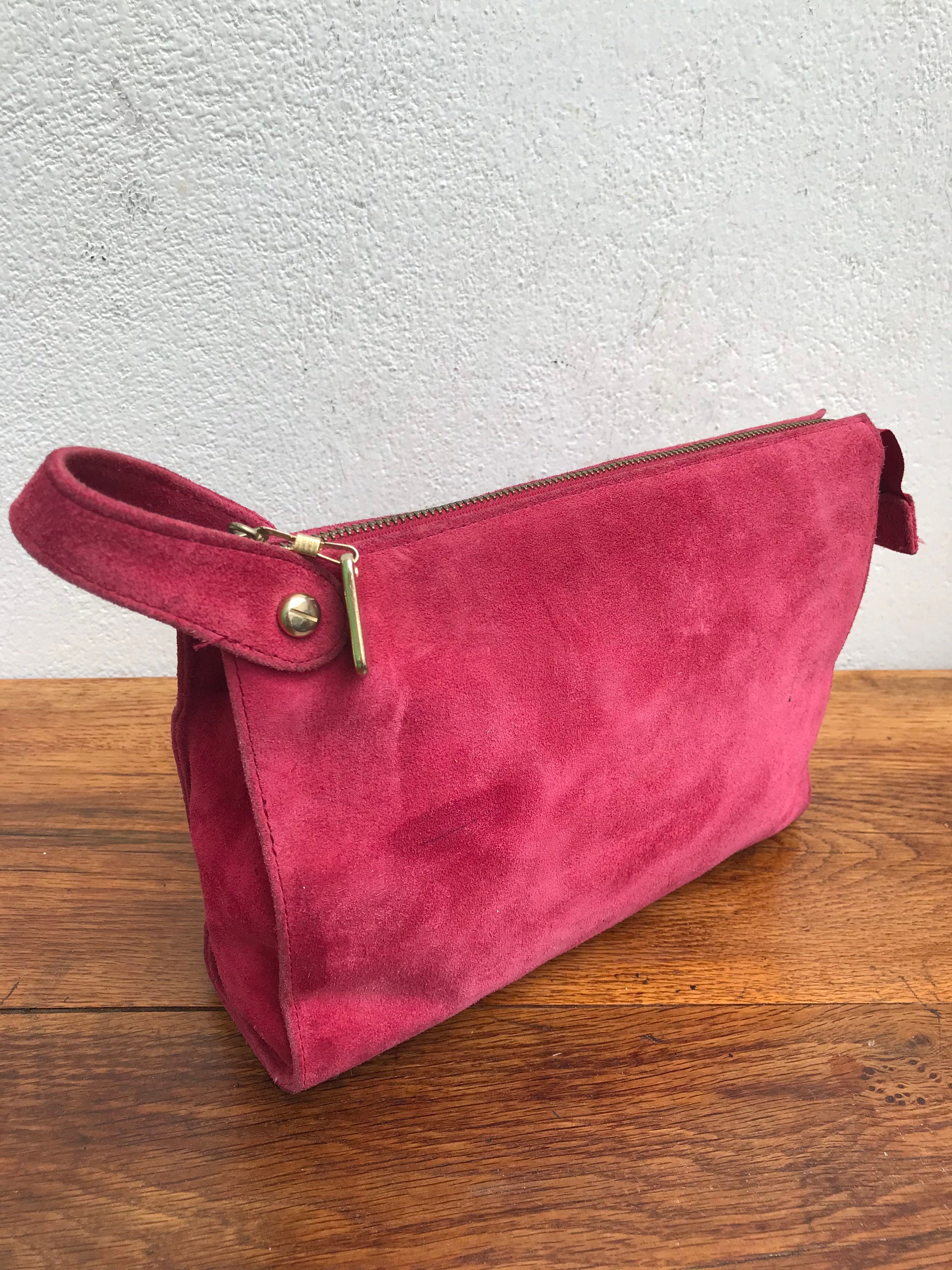 Puffy Jeanne Suede Shoulder Bag in pink | N°21 | Official Online Store