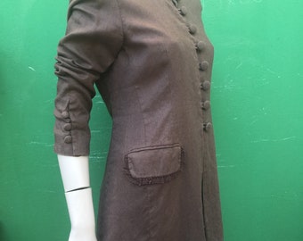 VINTAGE ANDREA ROSATI| Brown linen vintage blazer| Andrea Rosati Fashion| vintage linen Jacket | Vintage fashion Jacket| 90s vintage Jacket
