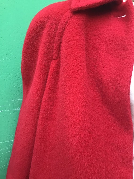 VALENTINO GARAVANI COAT| Rare Red Wool Coat| Fashion Vintage