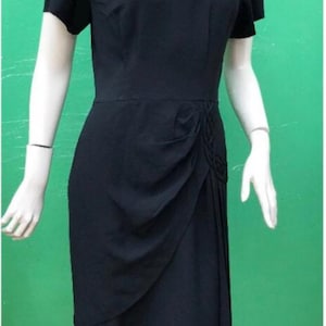 NORMA KAMALI DRESS| Black Fashion Designer Dress | Norma Kamali Black vintage Dress | Fashion Vintage Norma Kamali | Vintage Norma Kamali