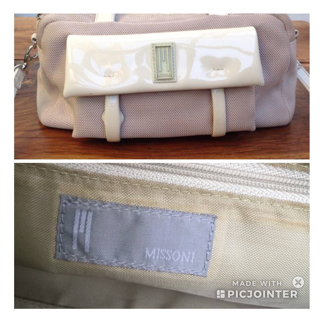 MISSONI VINTAGE BAG| 90s Missoni Nylon Shoulderbag |vintage