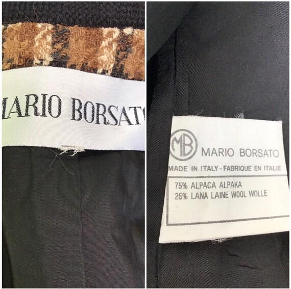 MARIO BORSATO-Wool Jacket | Piede de poule vintag… - image 7