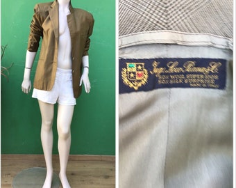 LORO PIANA JACKE | Vintage Seidenjacke | Vintage 90er Jahre Woll-Seidenjacke | Luxuriöse Vintage-Jacke | Ihre Pana Vintage Jacke