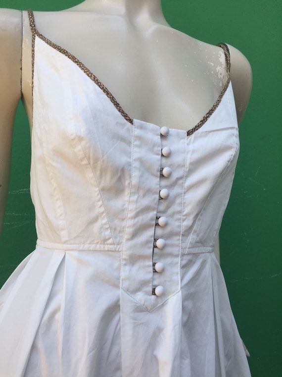 BORBONESE WHITE COTTON Dress Fashion cotton Borbon