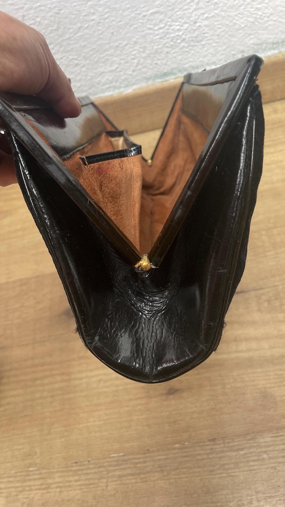 VELVET PATCHWORK POUCH | Black patchwork luxury p… - image 9