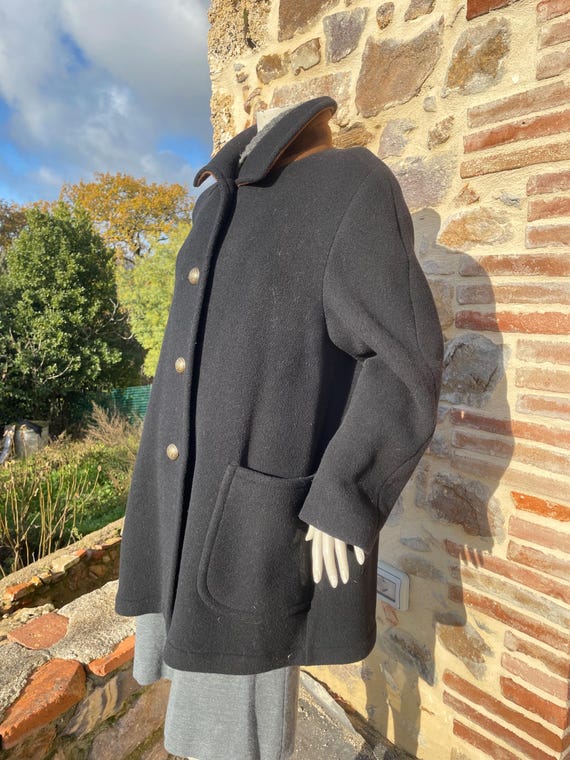 Steinbock, VINTAGE STEINBOCK COAT| Fashion Tirolean Wool Steinbock| Tirolean Vintage Coat| Wool vintage Coat| Steinbock Tirol Coat| Luxury vintage coat