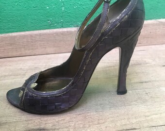 BOTTEGA VENETA サンダル | 編み込みレザーサンダル | ヴィンテージ