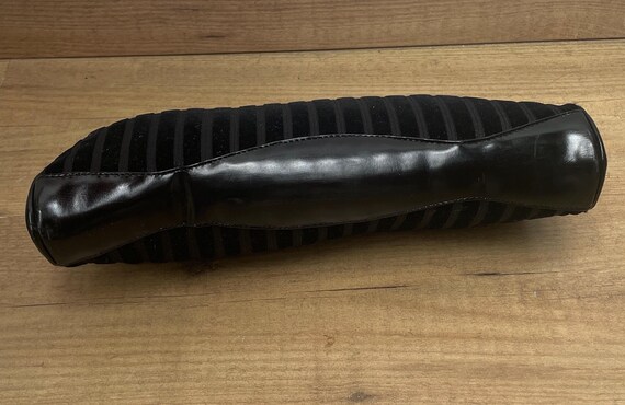 VELVET PATCHWORK POUCH | Black patchwork luxury p… - image 5