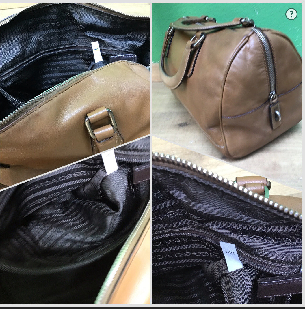 A/1 f/1 PRADA カーフスキン トップ バッグ |プラダ