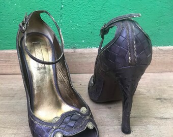 BOTTEGA VENETA サンダル | 編み込みレザーサンダル | ヴィンテージ