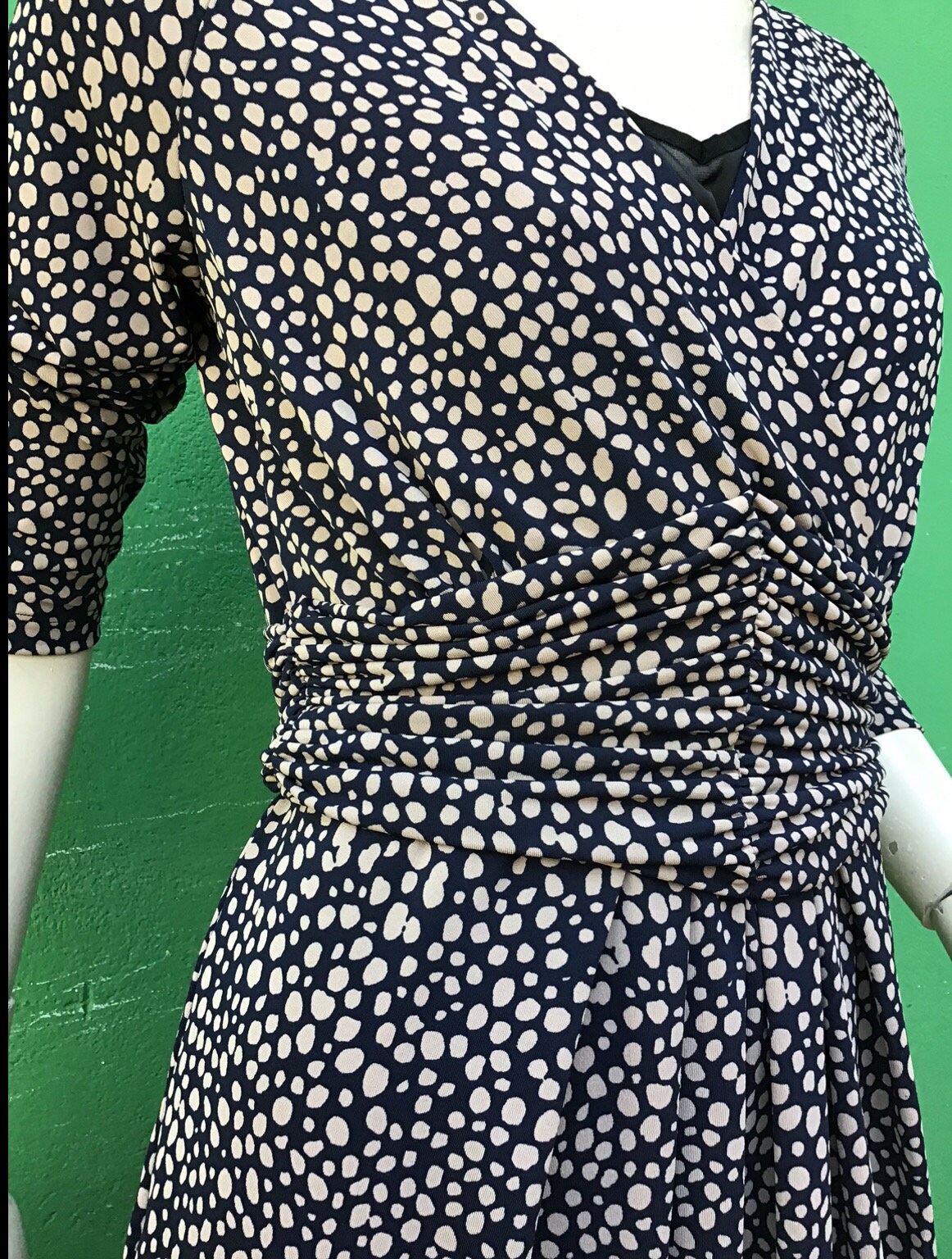 【送料&関税込】Max Mara Studio tactical Dress In Polka Dot MaxMara Studio Black White Dot Dress 55 73944062 | eBay