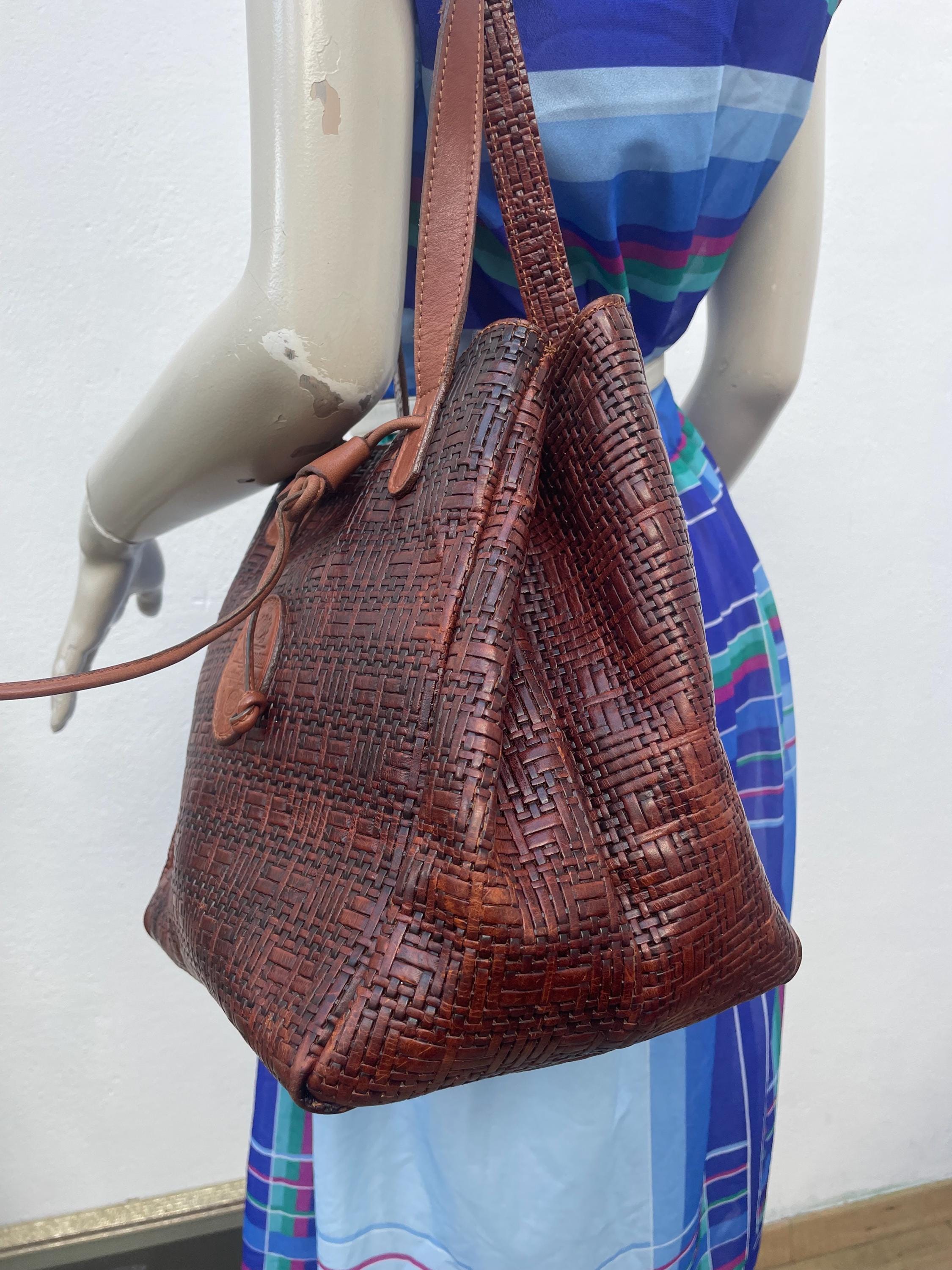 BRAIDED LEATHER Shoulder Strap| Florentine Handicraft Bag| Luxury