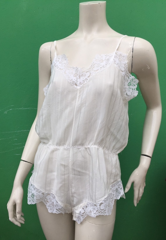 BODY BRIDAL SILK | White Silk leotard | Vintage s… - image 3