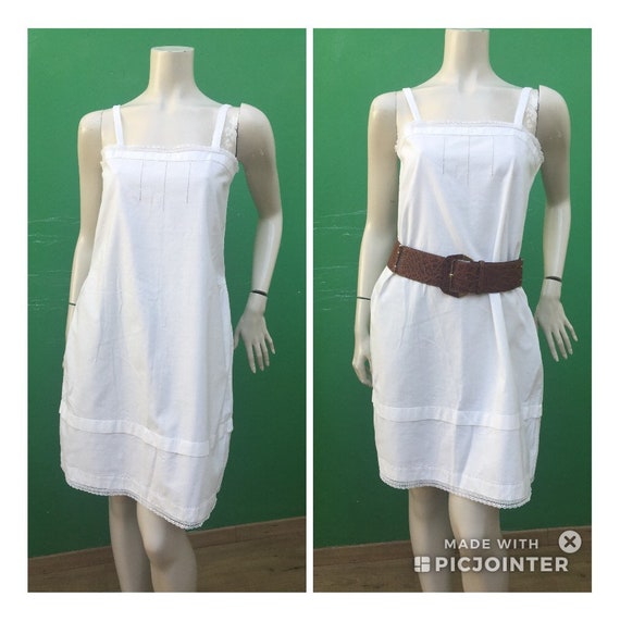 40s Ancient TAILORING NIGHTSHIRT COTTON | 40s Shir