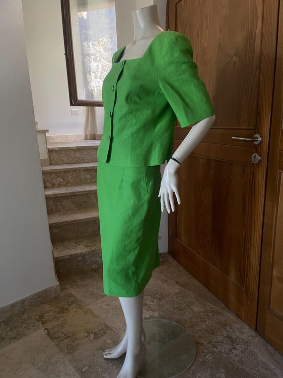 a/1 Marella Linen SET| vintage Green Linen suit| Luxury fashion vintage SET| Luxury Marella Design| fashion vintage Linen suite| 90s vintage a/1 Marella Linen SET| vintage Green Linen suit| Luxury fashion vintage SET| Luxury Marella Design| fashion vintage Linen suite| 90s vintage