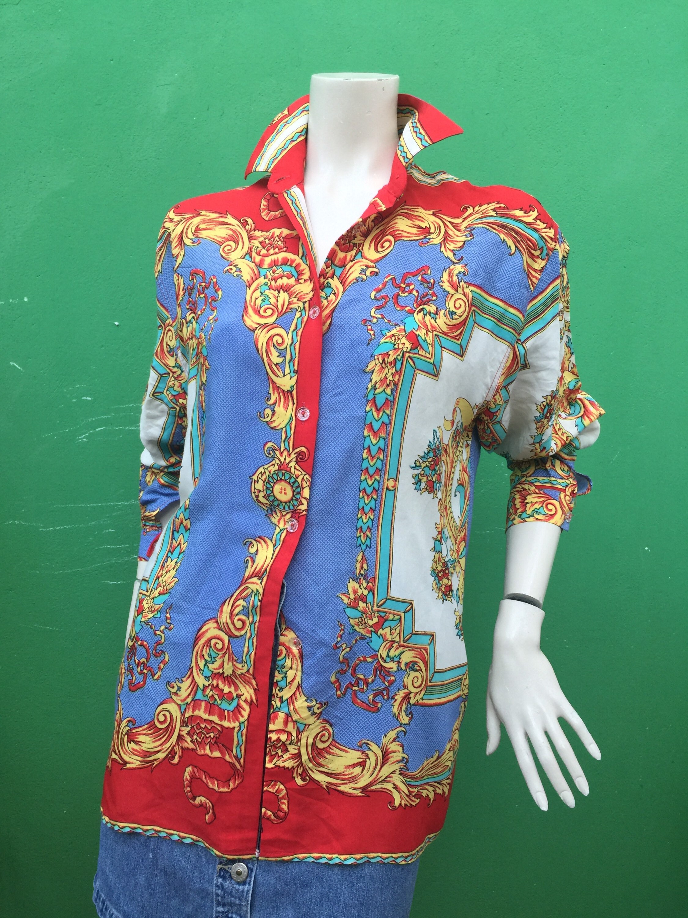 Versace baroque shirt - Etsy 日本