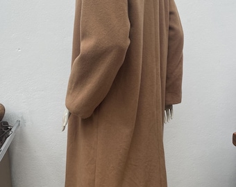 Marina Rinaldi Vintage Coat|camel CASHMERE COAT| Marina Rinaldi