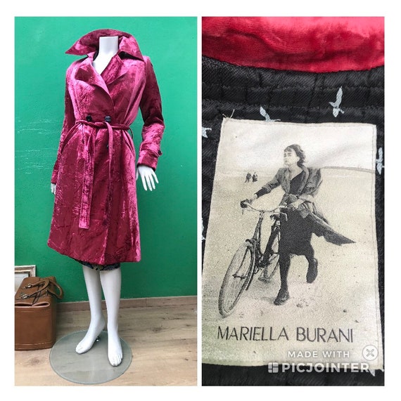 MARIELLA BURANI VELVET Silk Coat | Fashion velvet