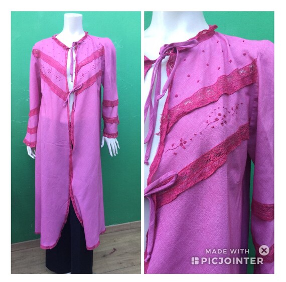 COTTON DRESSING GOWN Handmade Boho gown dressing C
