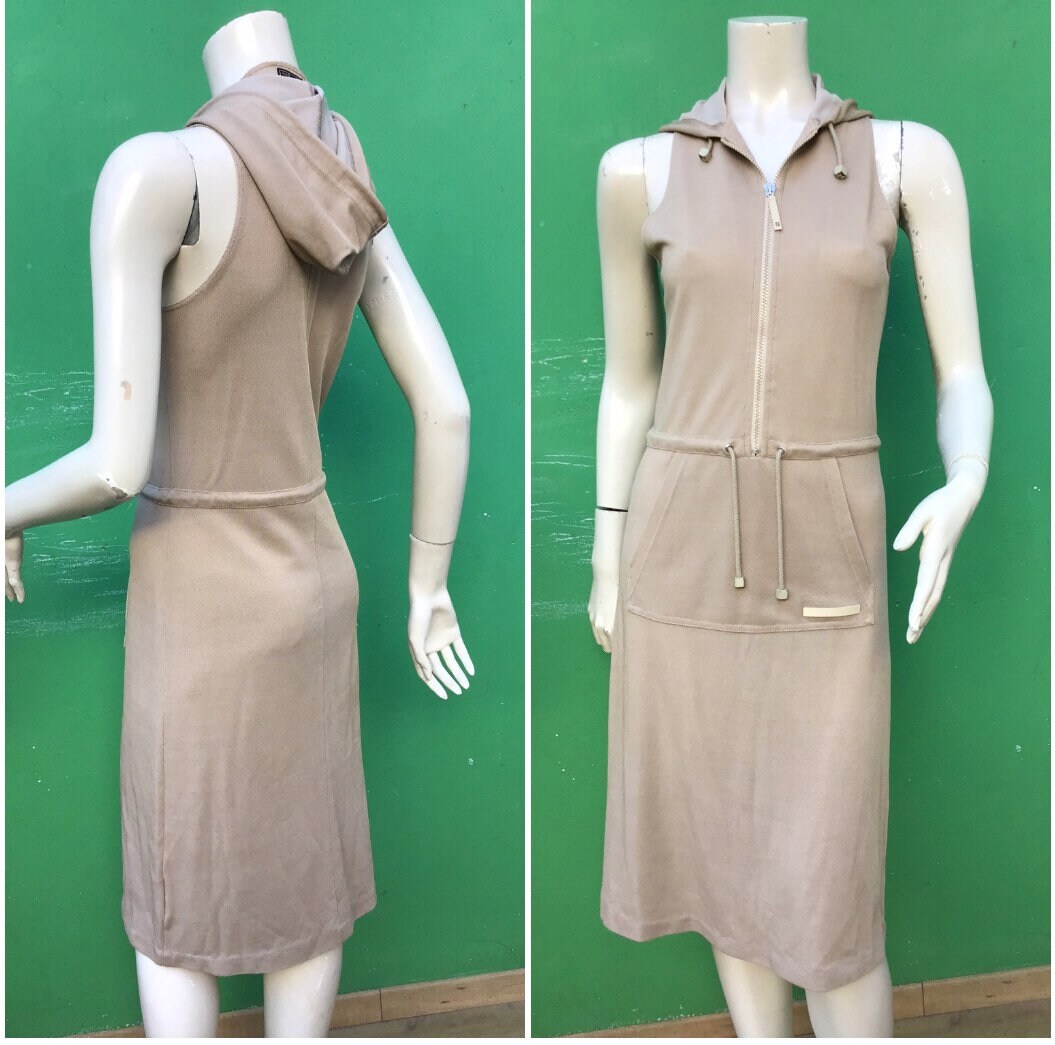 【関税&送料込】Fendi Hooded Dress FENDI HOODED MIDI Dress| Fendi Hooded Dress| Vintage Fendi