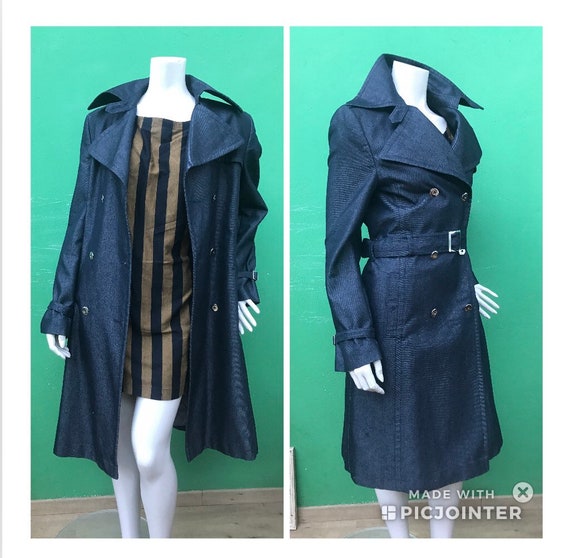 BLUE JEANS TRENCH Made in Italy |90s Trench | Tren