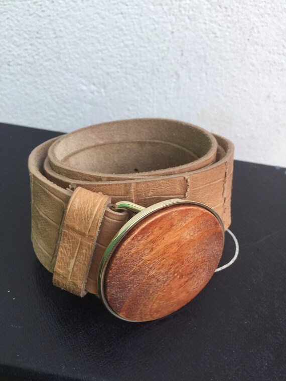 FONNESBERG LEATHER BELT Vintage belt Fashion leath