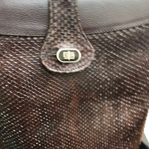 EMILIO PUCCI BUCKET|Emilio Pucci Bucket| Brown python leather Bucket| Rare Pucci Bag|Fashion Vintage Emilio Pucci|Emilio Pucci Luxury bucket