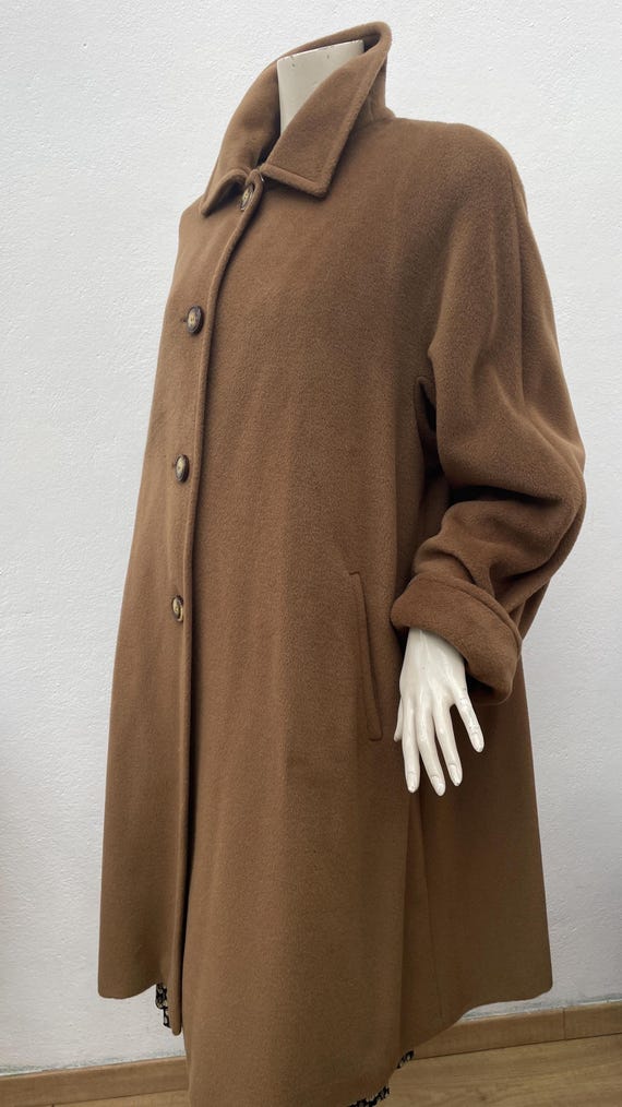 Marina Rinaldi Vintage Coat|camel CASHMERE COAT| Marina Rinaldi