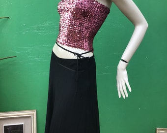 VINTAGE TOP EMBROIDERED | Roses Sequins embroidered top 80s|  Vintage sequined top | Top fashionista| Fashionable vintage top