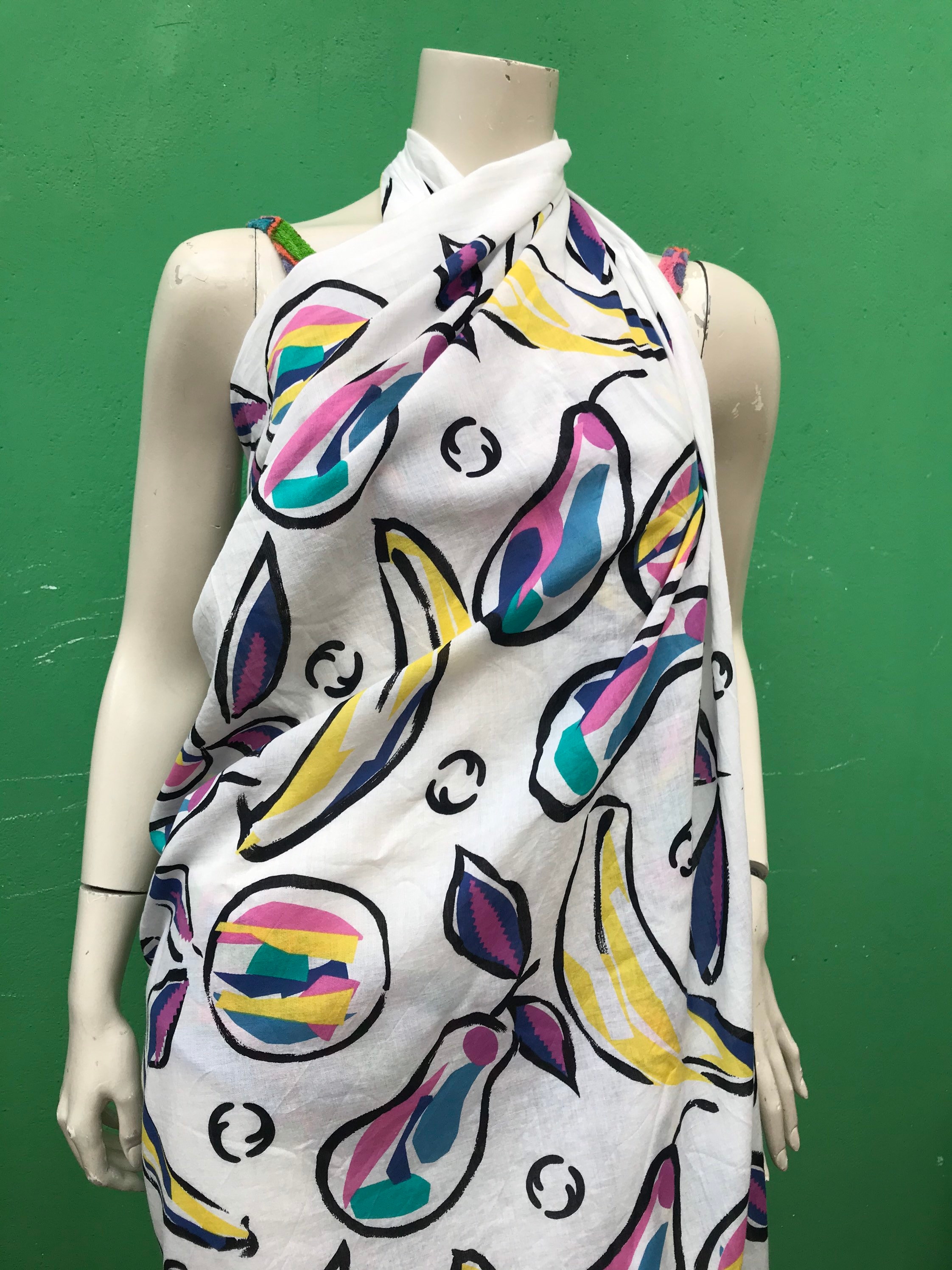 Buy FENDI VINTAGE STOLE Big Cotton Stole/ Sarong Fendi Vintage Online in  India - Etsy